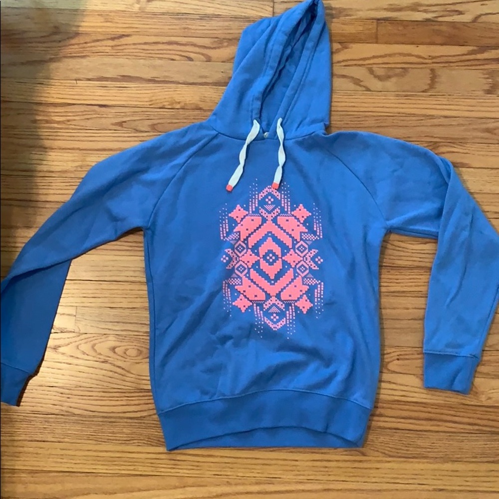 Light blue and pink hoodie!